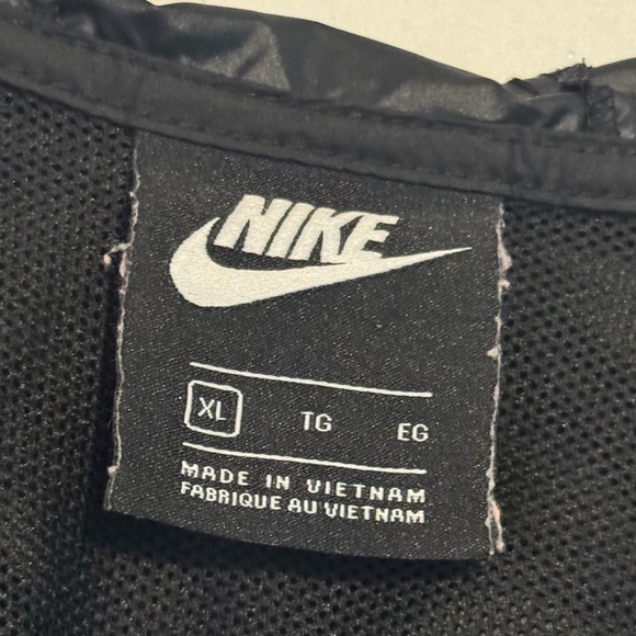 Nike Black Mesh Zip-up Jacket XL - Picture 3 of 3